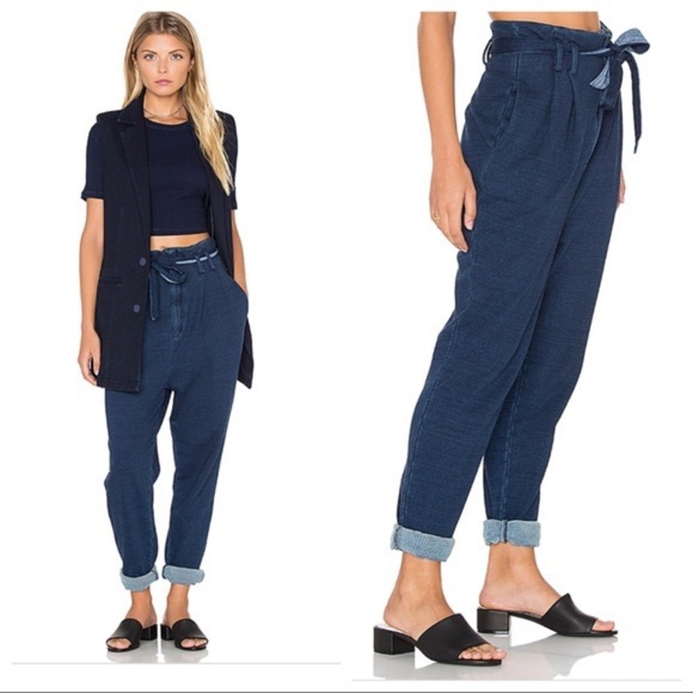 NWT AG Jeans Pentra Vintage Indigo Knit Seven Pants